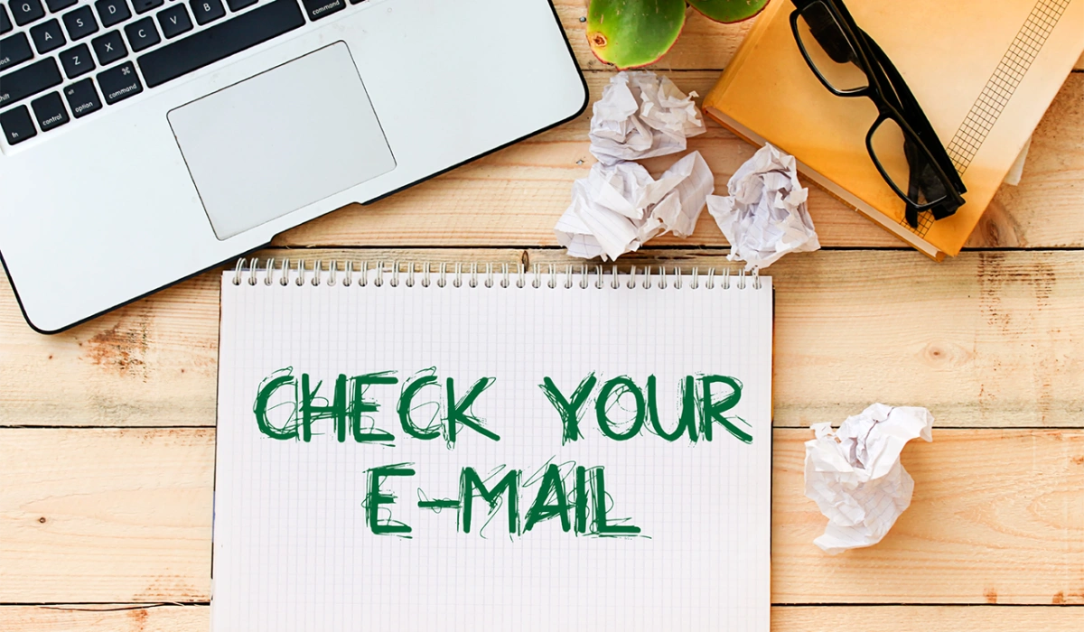 Check your email